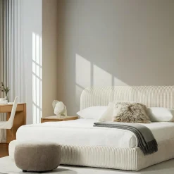 Corduroy - Upholstered Bed by Romano