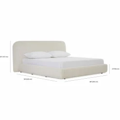 Corduroy - Upholstered Bed by Romano