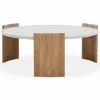 Dala - Marble and Solid Oak Coffee Table