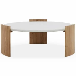 Dala - Marble and Solid Oak Coffee Table
