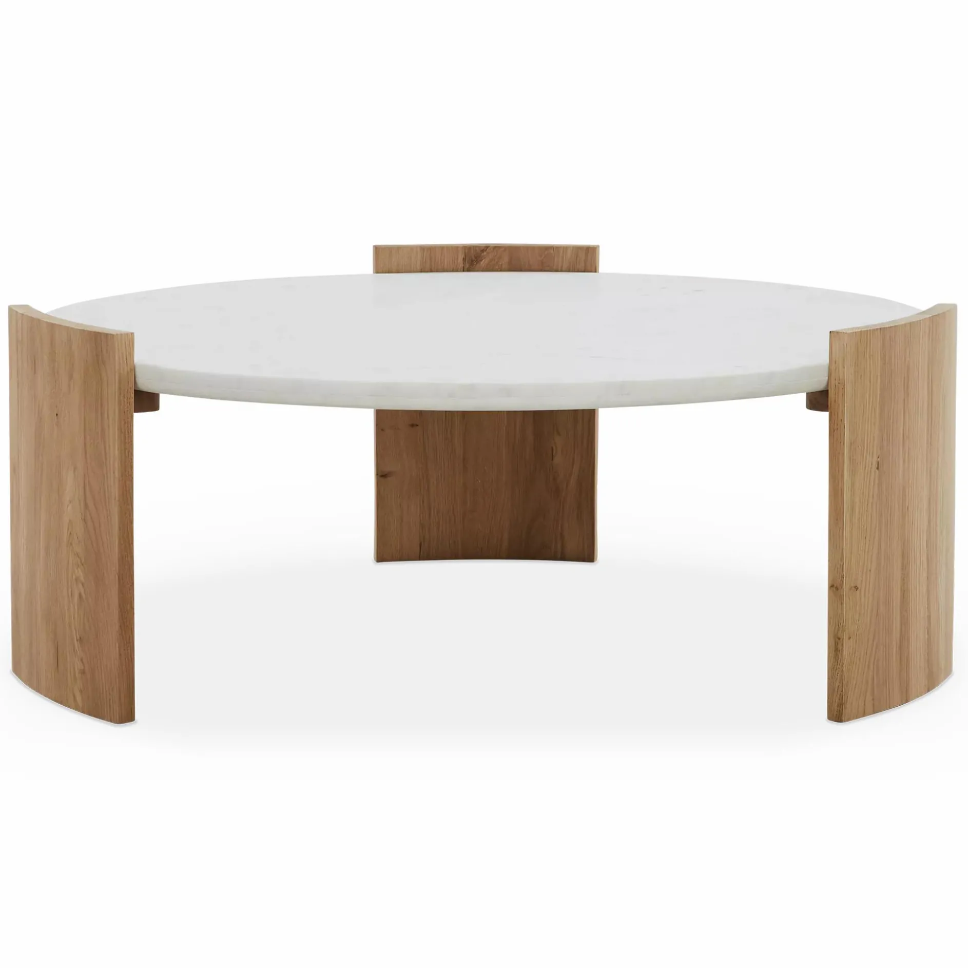 Dala - Marble and Solid Oak Coffee Table