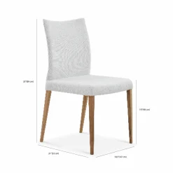 Dali - Low Backrest Dining Chair by Mobican