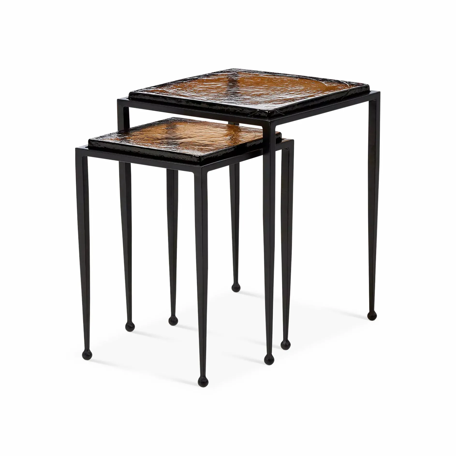 Dalston - Glass Nesting Tables by Four Hands