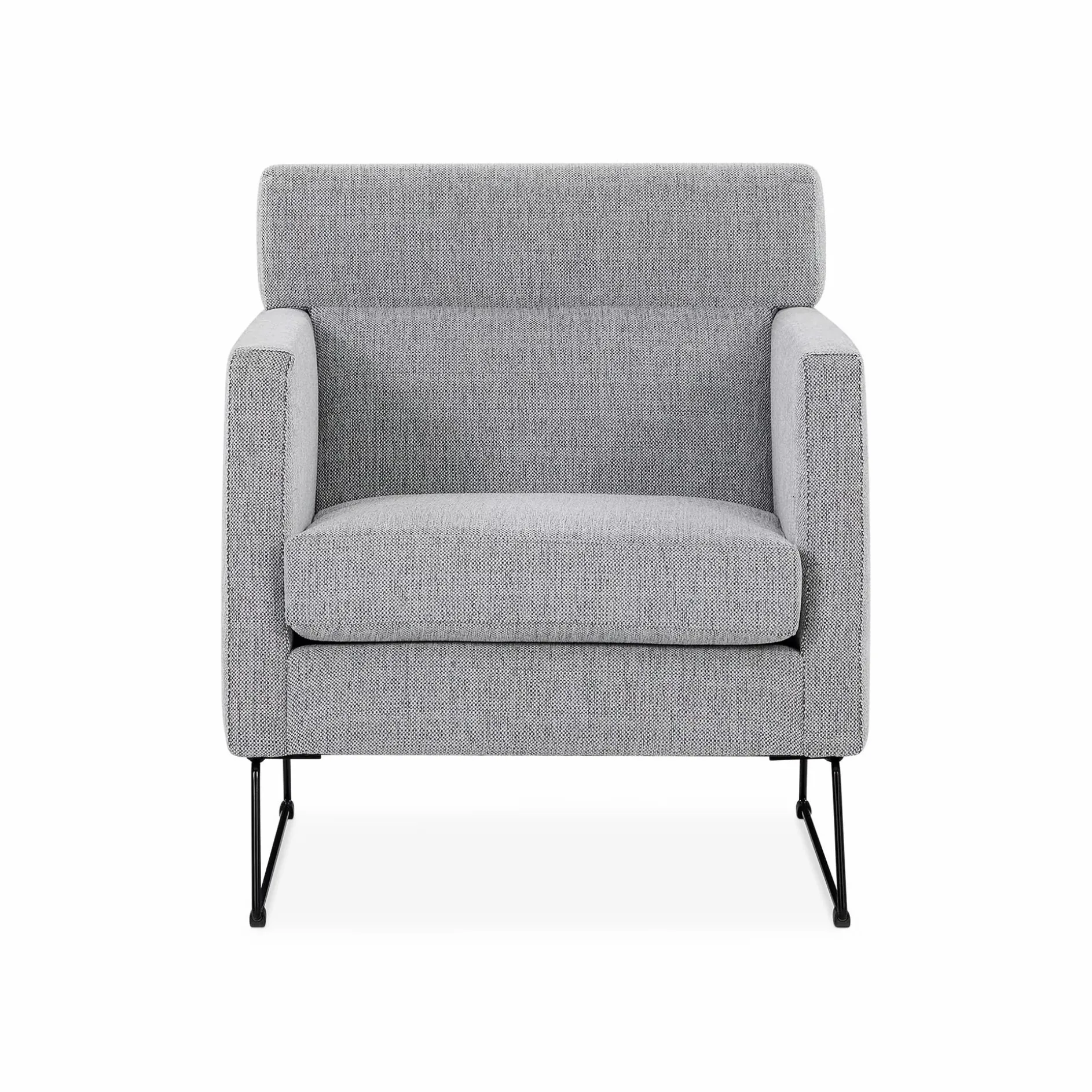 Degano - Armchair with Sled Base by Furninova