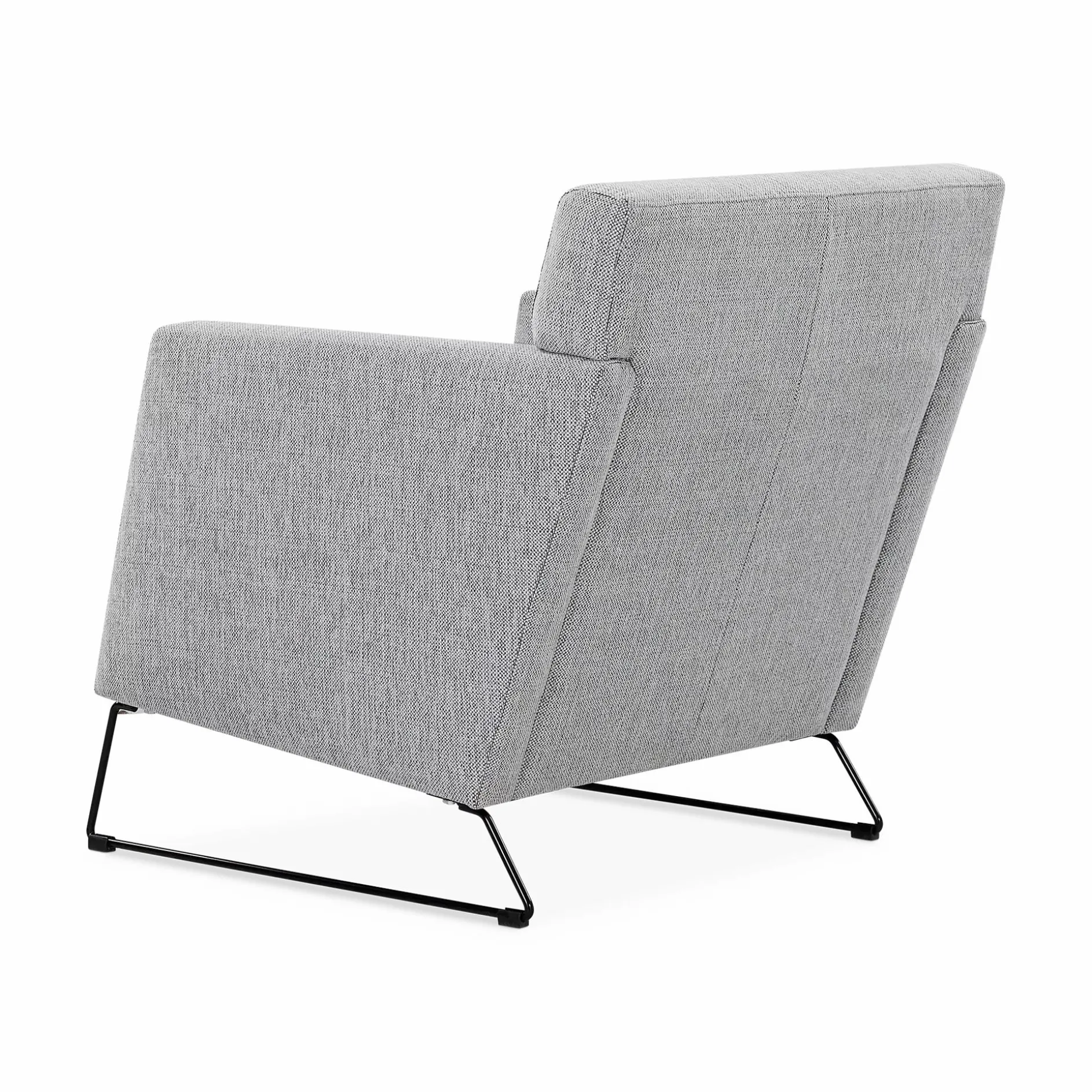 Degano - Armchair with Sled Base by Furninova