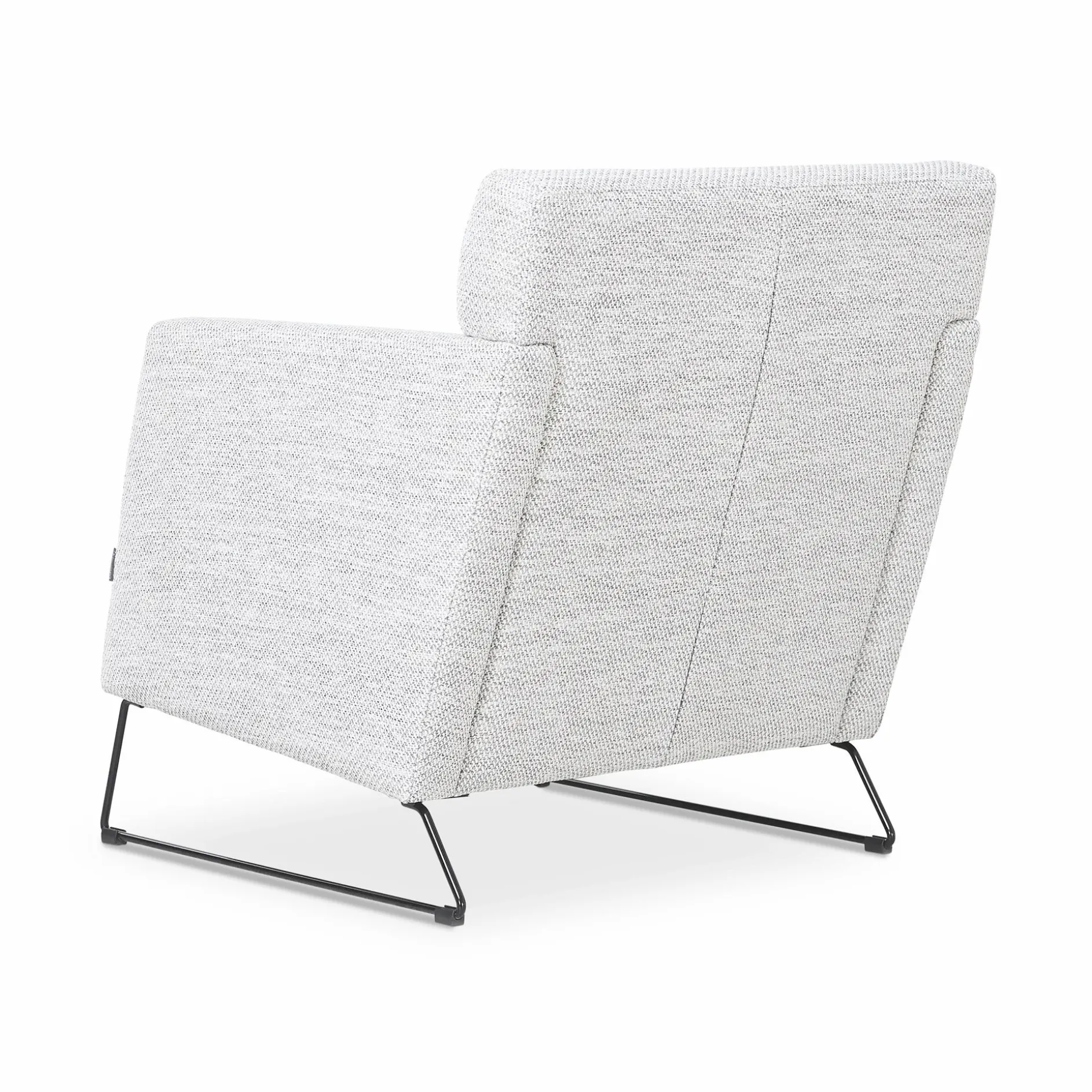 Degano - Armchair with Sled Base by Furninova
