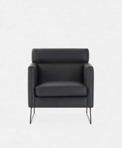 Degano - Armchair with Sled Base by Furninova