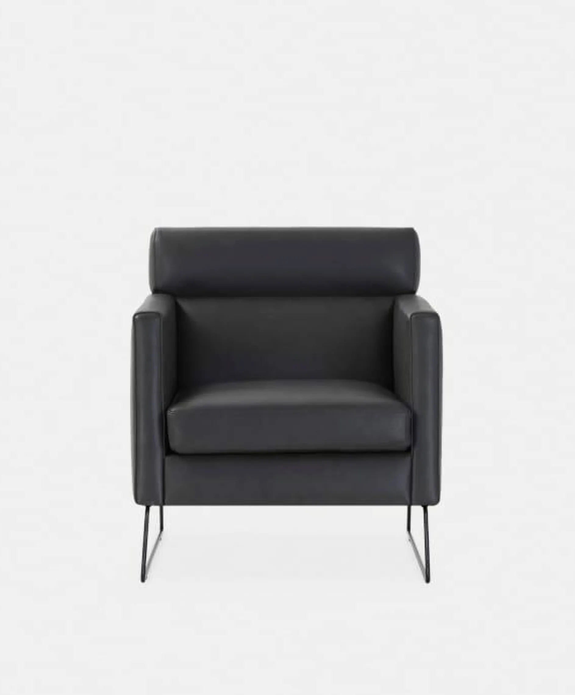 Degano - Armchair with Sled Base by Furninova
