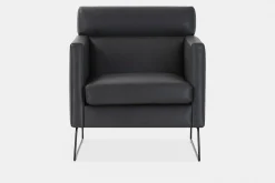 Degano - Armchair with Sled Base by Furninova