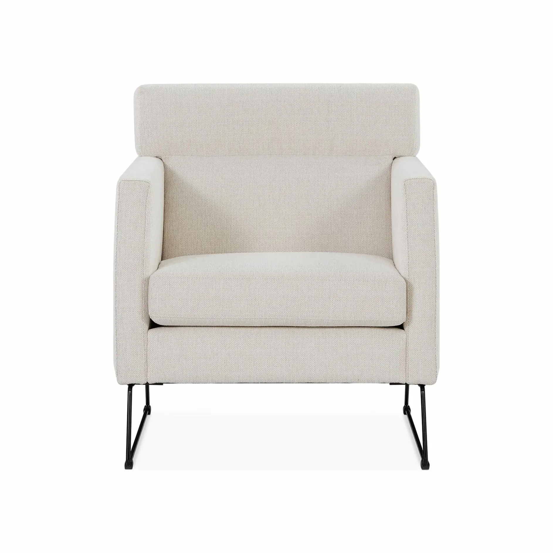 Degano - Armchair with Sled Base by Furninova