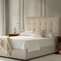 Demi Lune - Fabric-Upholstered Bed