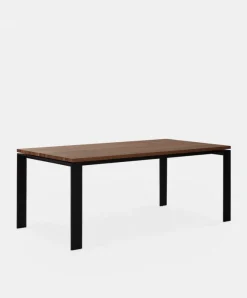 Dhabi - Oak or Walnut Top Dining Table by Mobican