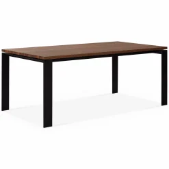 Dhabi - Oak or Walnut Top Dining Table by Mobican
