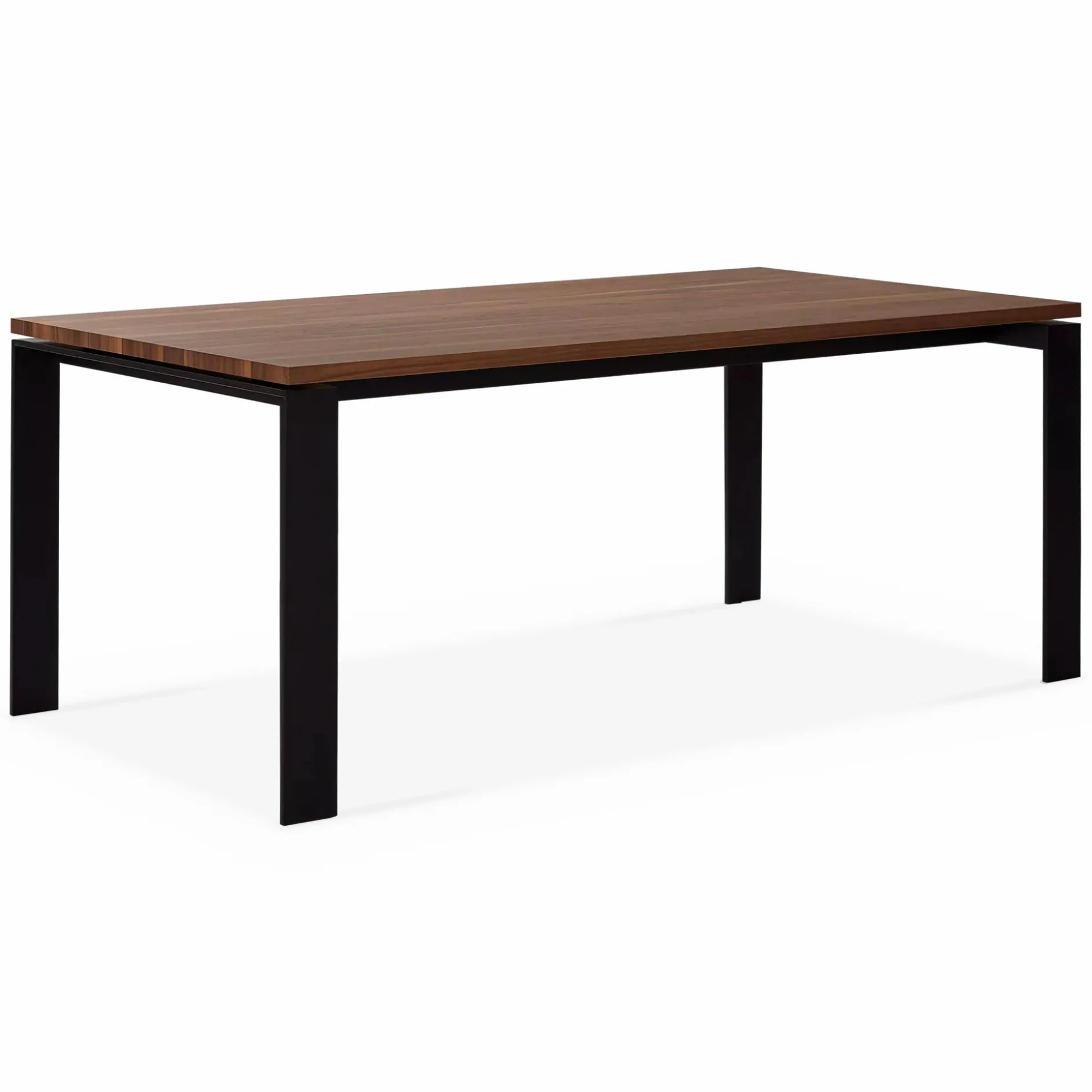 Dhabi - Oak or Walnut Top Dining Table by Mobican