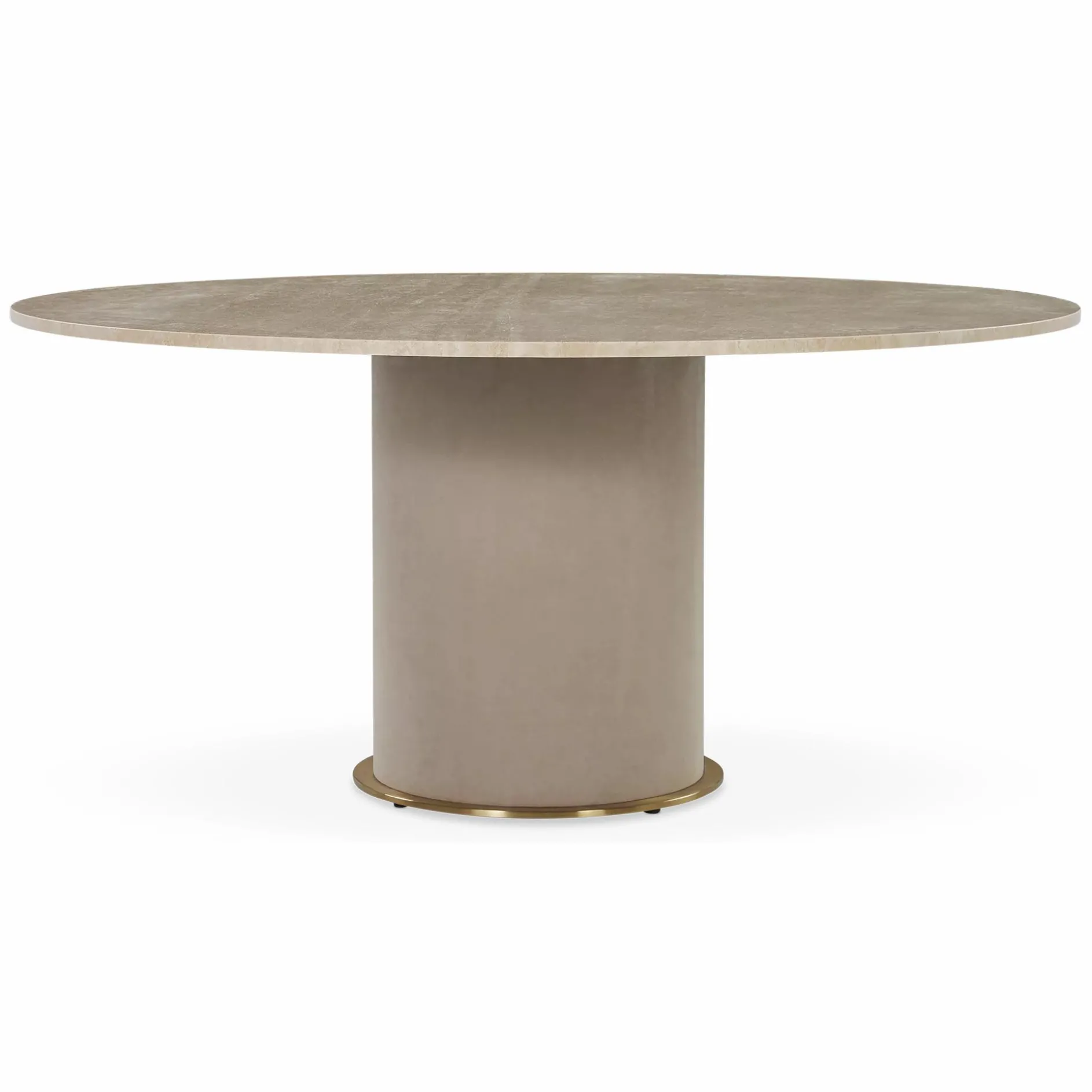 Dhirwa - Travertine Dining Table