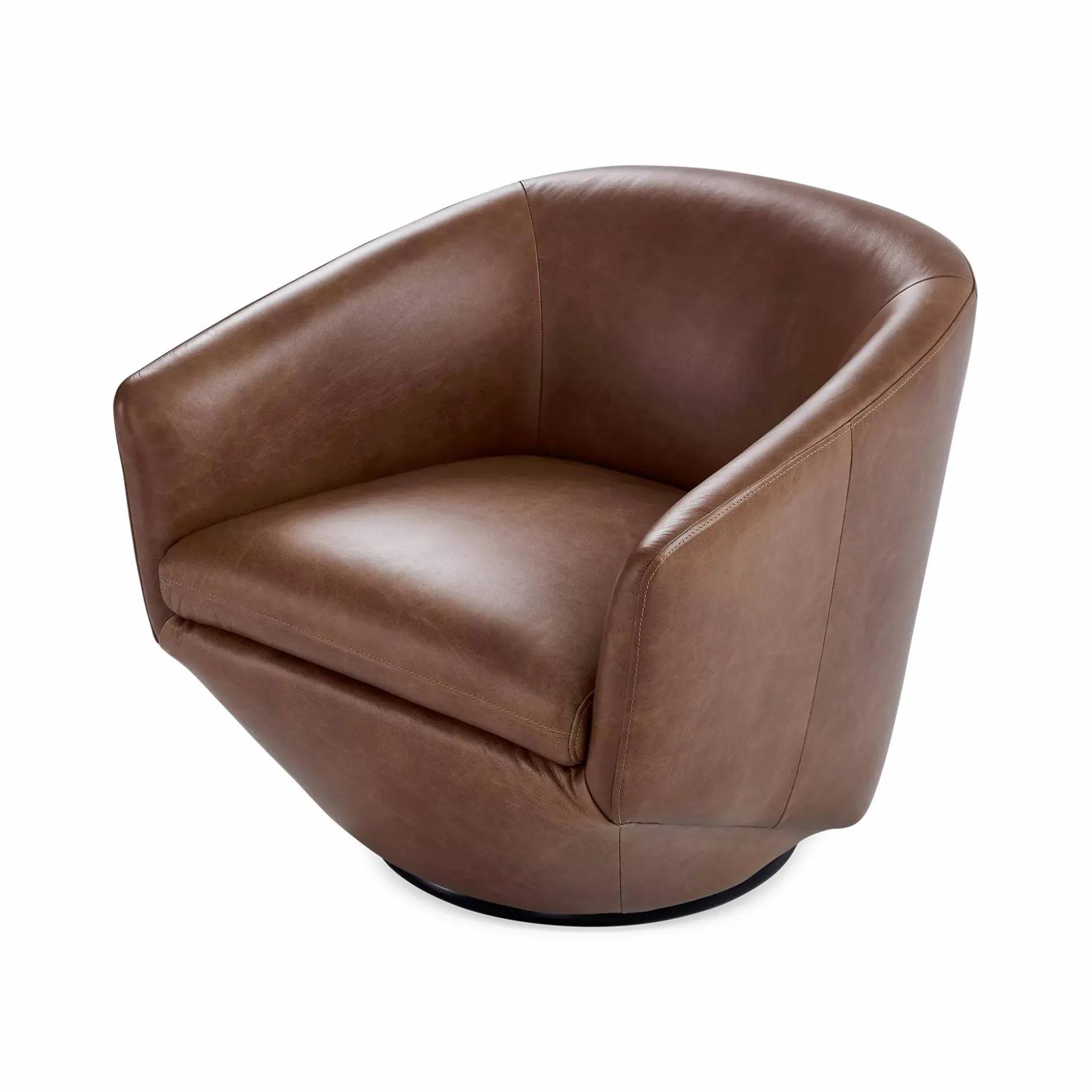 Dinant - Leather Swivel Armchair