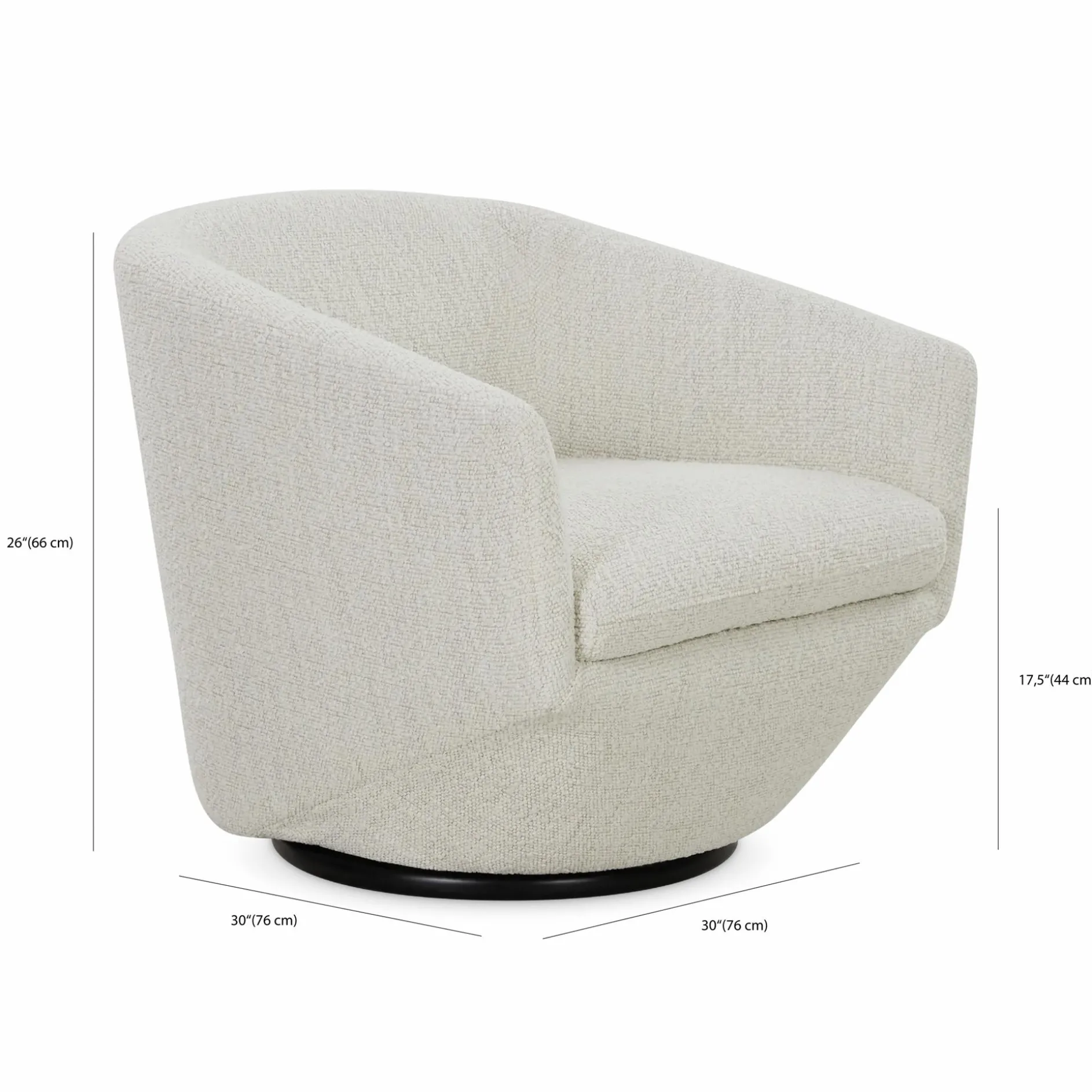 Dinant - Merino Wool Swivel Armchair