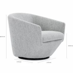 Dinant - Merino Wool Swivel Armchair