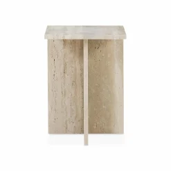 Divine - Travertine Side Table