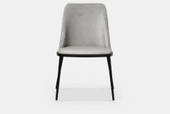 Dover - Leather and Velvet Dining Chair