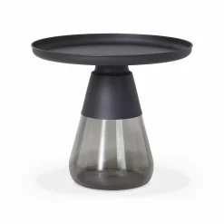 Duverre - Smoked Glass Side Table