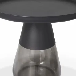 Duverre - Smoked Glass Side Table