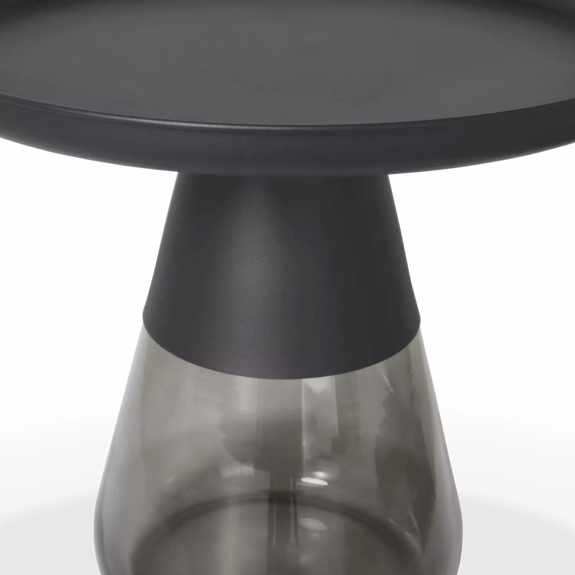 Duverre - Smoked Glass Side Table
