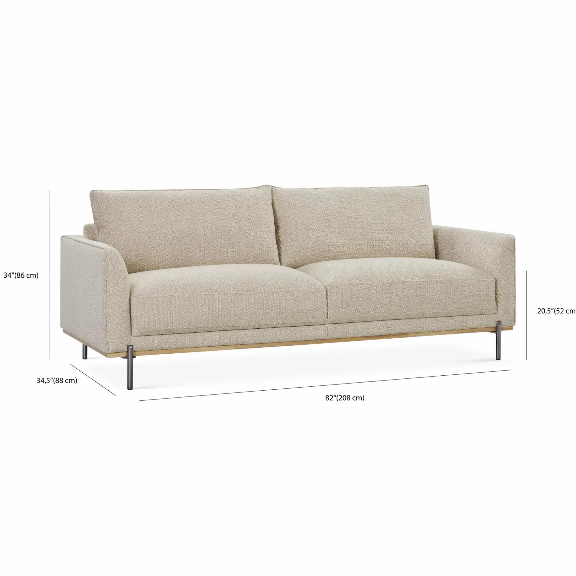 Edgar - 2-Seater Sofa