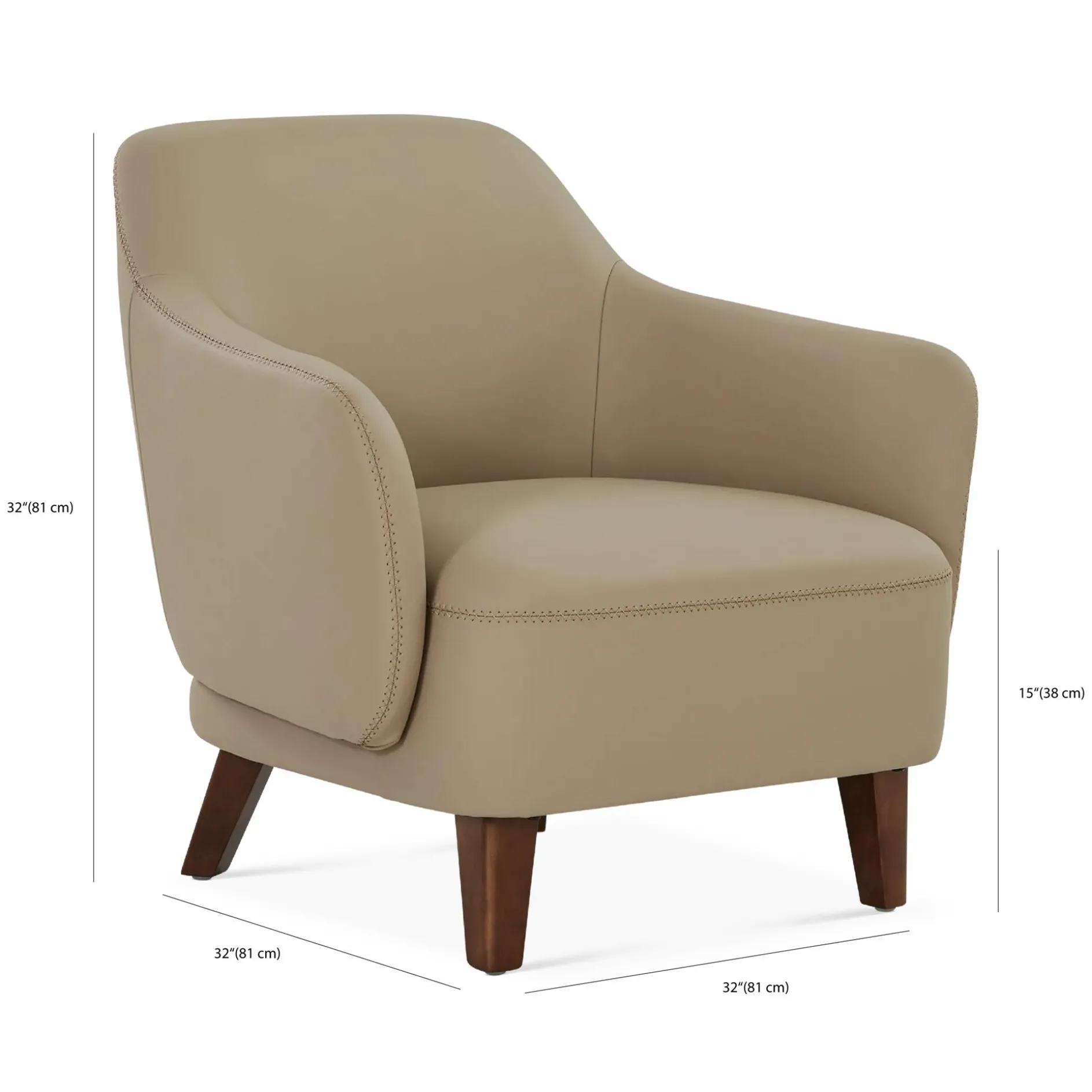 Emilia - Leather Armchair