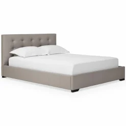 Emma - Upholstered Bed with Tufted Headboard