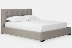 Emma - Upholstered Bed with Tufted Headboard