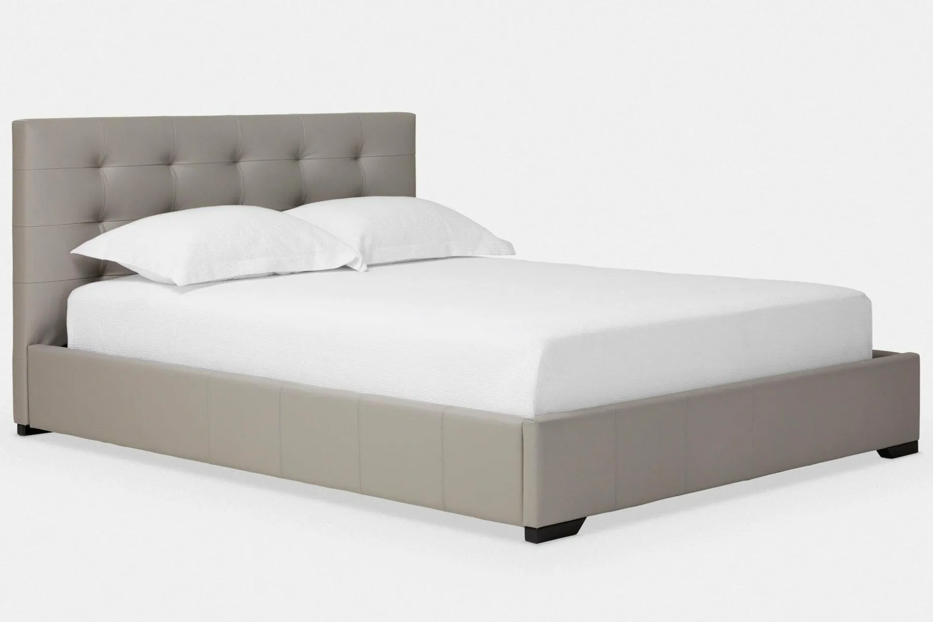 Emma - Upholstered Bed with Tufted Headboard