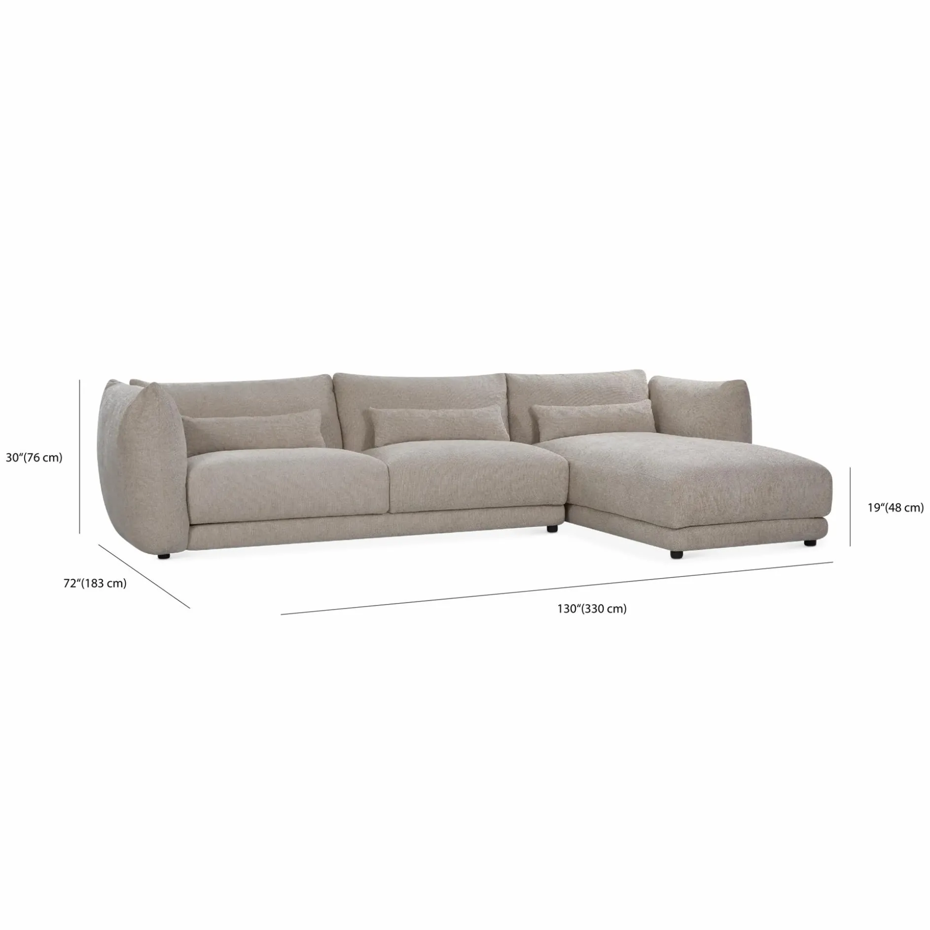 Emotion - Sectional Sofa by Miki Ferrari