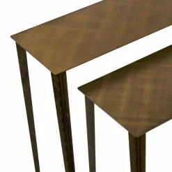 Etoile - Brushed Brass Console Tables by Cattelan Italia