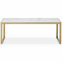Evert - Marble and Brass Coffee Table