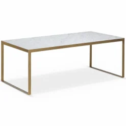 Evert - Marble and Brass Coffee Table