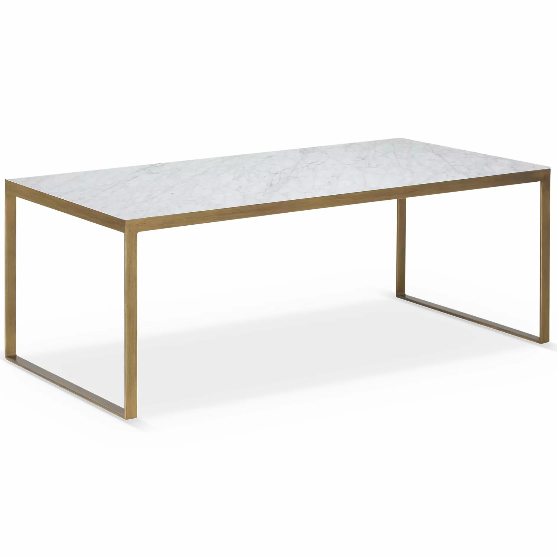 Evert - Marble and Brass Coffee Table