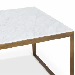 Evert - Marble and Brass Coffee Table