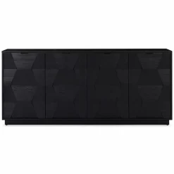 Falbala - Sideboard with Geometric Carving