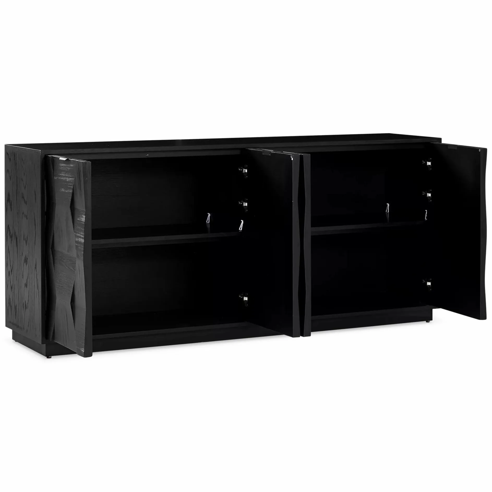 Falbala - Sideboard with Geometric Carving