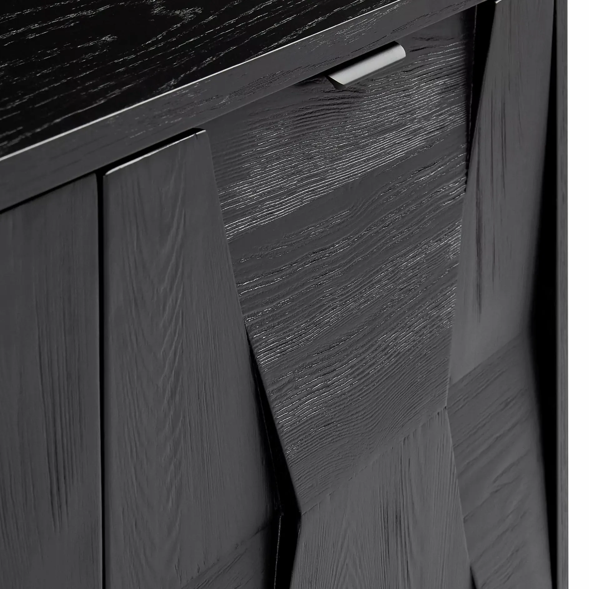 Falbala - Sideboard with Geometric Carving