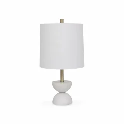 Falko - Marble and Brass Table Lamp