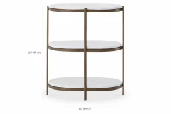 Felix - Marble Nightstand by Four Hands