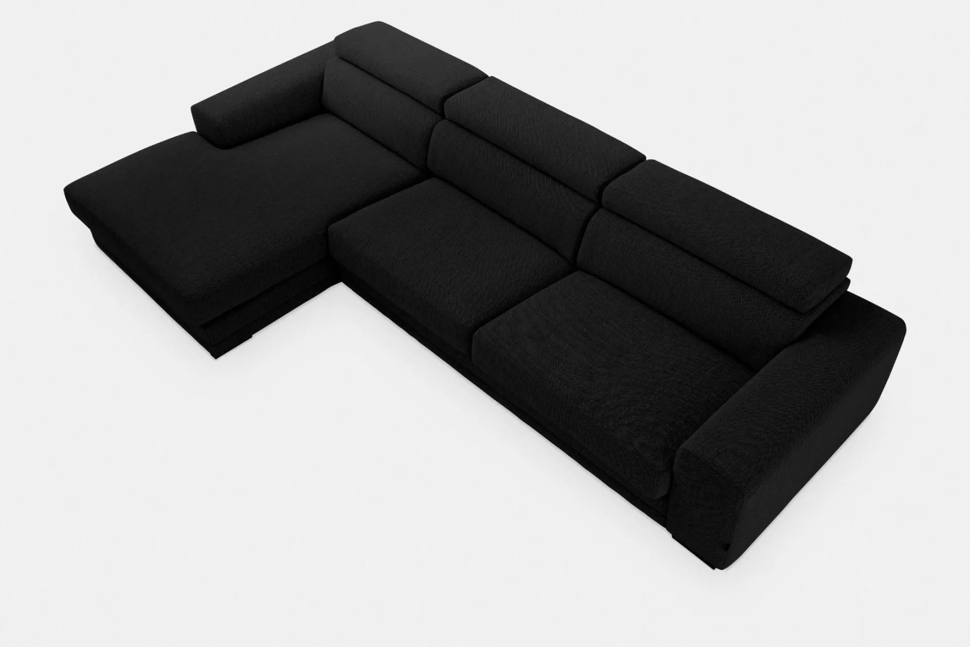 Ferrari - Sectional Sofa with Adjustable Headrest by Furninova