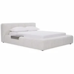 Fiona - Bouclé Fabric Upholstered Bed