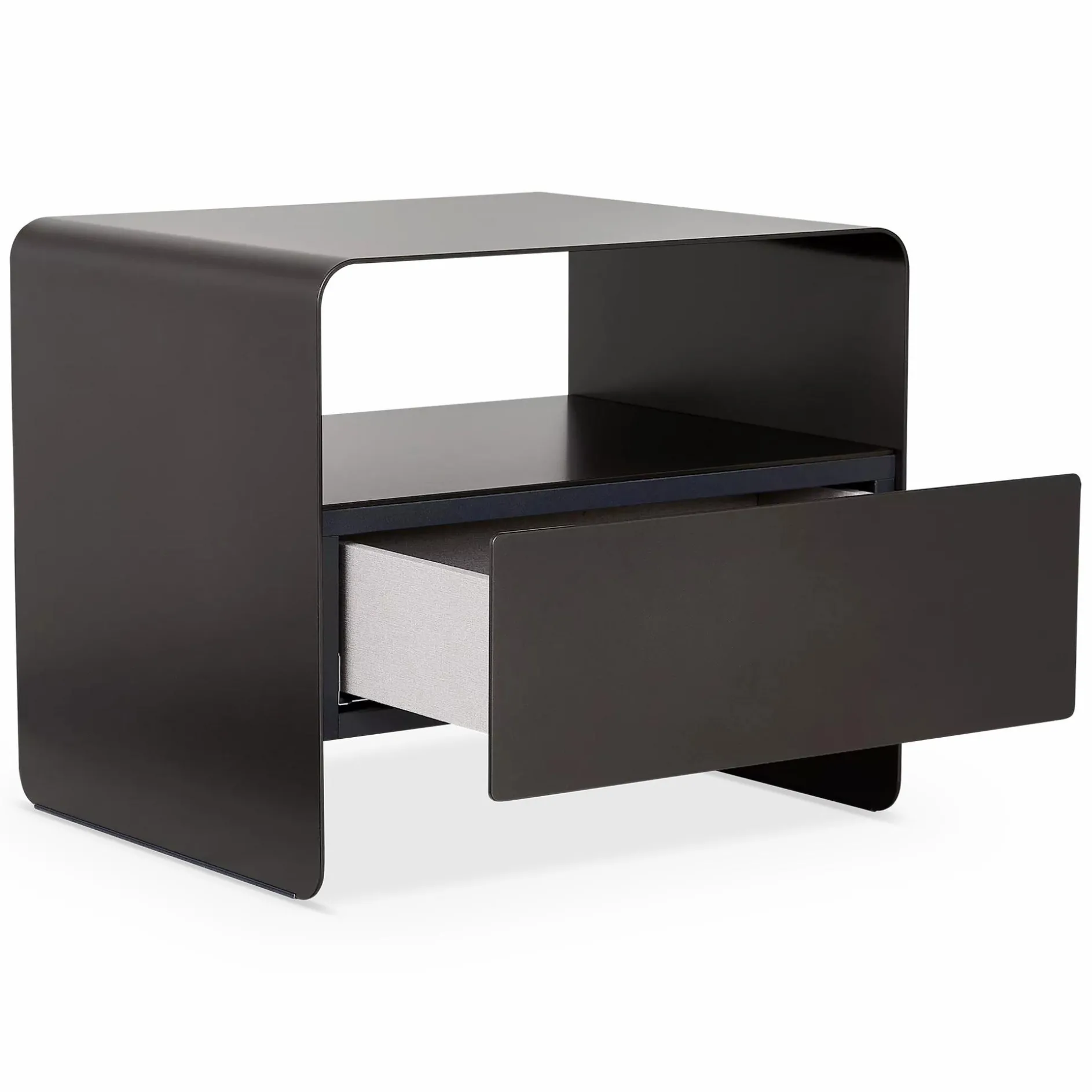 Foglio - Metal Nightstand by Flou