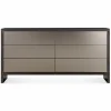 Form - Rustic Oak and Gilded Steel Dresser by Trica