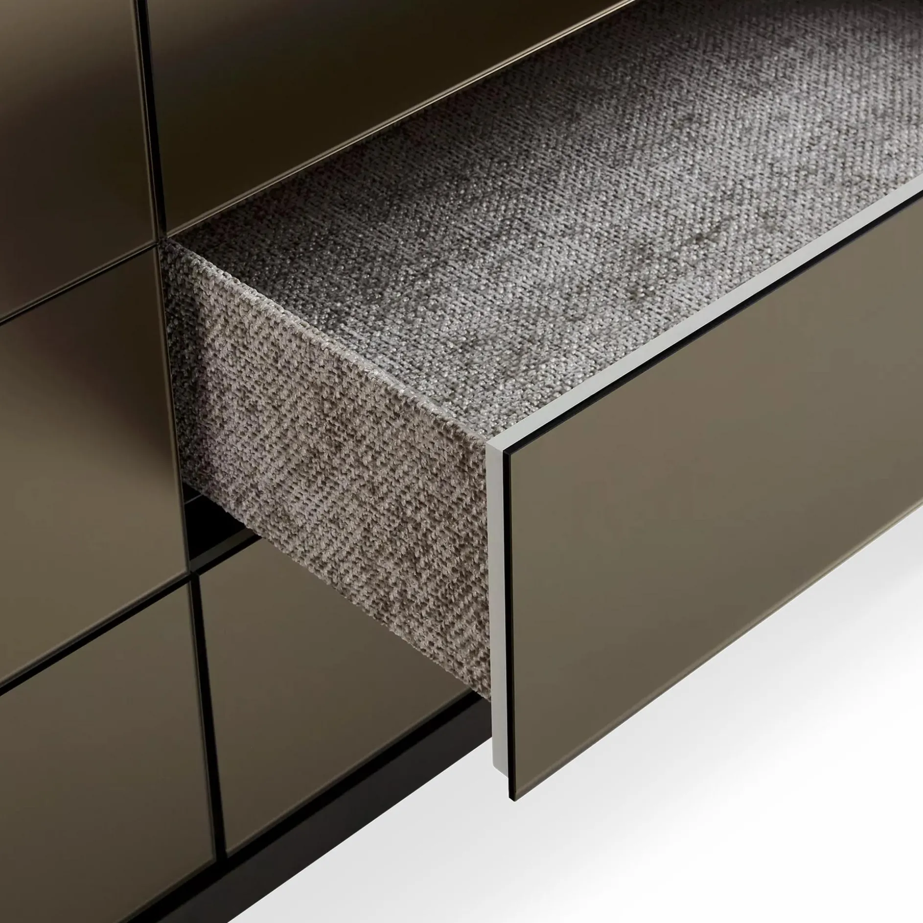 Form - Rustic Oak and Gilded Steel Dresser by Trica