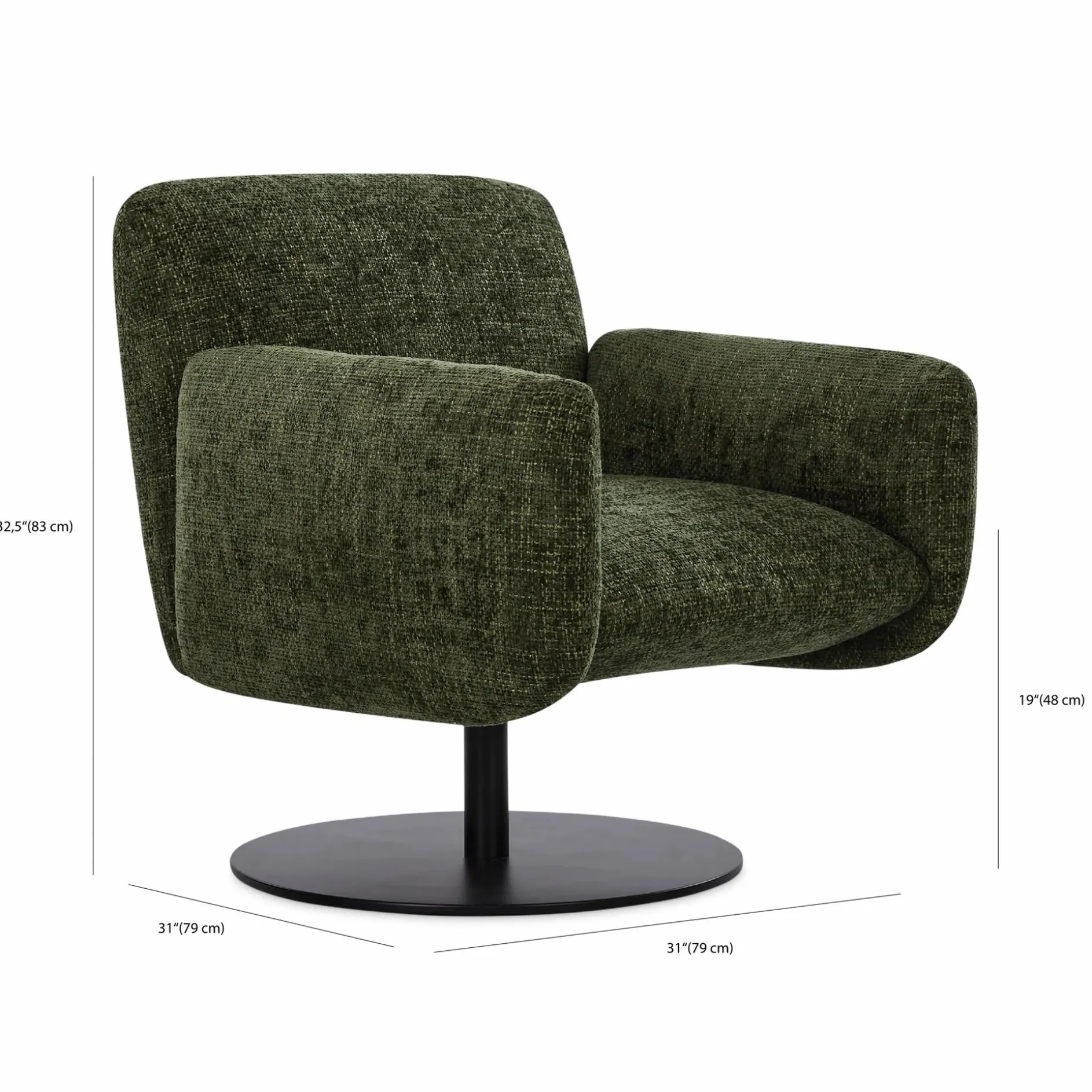 Frances - Swivel Chair by Romano