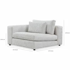 Gault - Modular Chair with Armrest by Romano